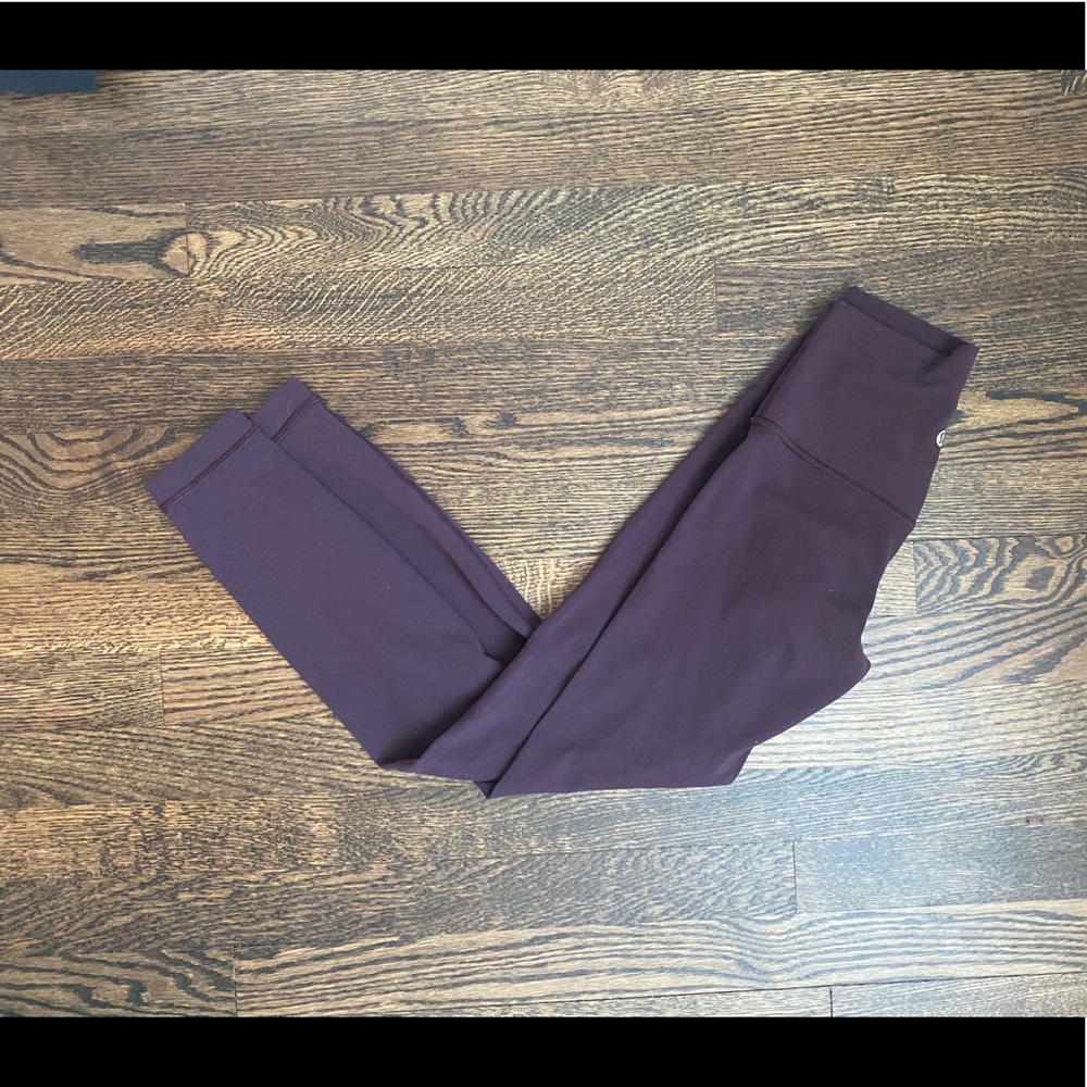 Lulu lemon alighn pant in Cassis full length (28”)